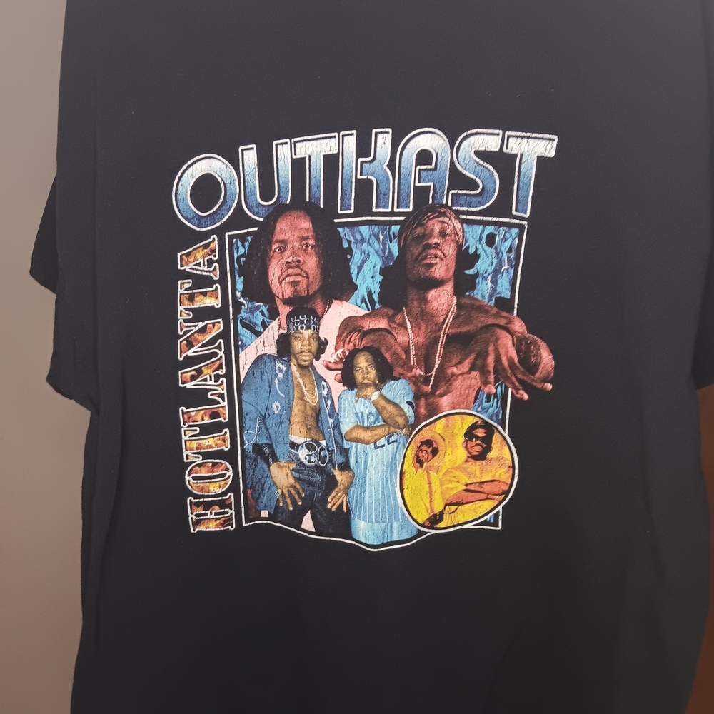 Outkast Hotlanta Graphic Black T-Shirt